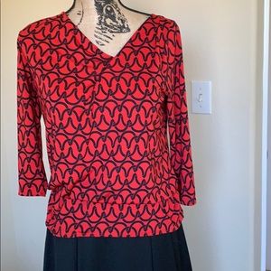 Ellen Tracy New blouse peplum style